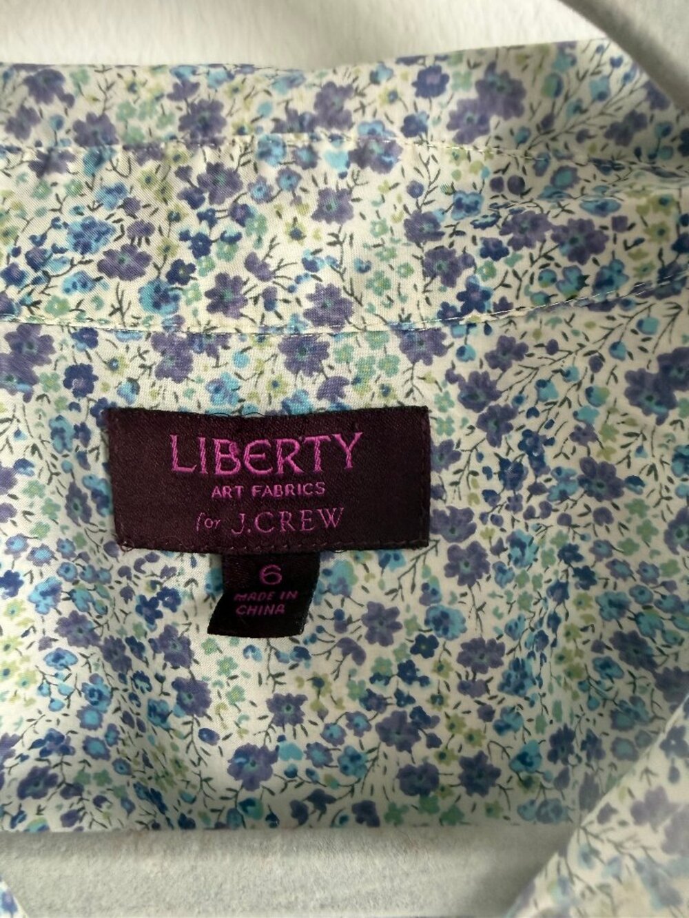J. Crew Liberty London Popover Shirt